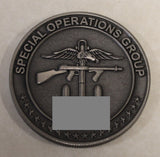 Central Intelligence Agency CIA  Special Operations Group SOG  Special Activities Center - Ground Division / SAC-GD  Serial Numbered  Tertio Optio Challenge Coin