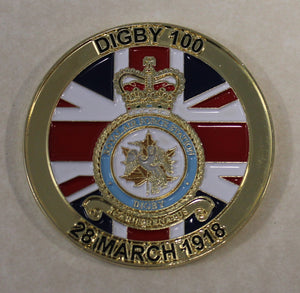 Digby Listening Station Royal Air Force Station England 100 Year / UK Joint Defence SIGINT Base / GCHQ / NSA Challenge Coin