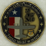B-1 Bomber Aircraft Structural Maintenance Dyess AFB, TX Air Force Challenge Coin