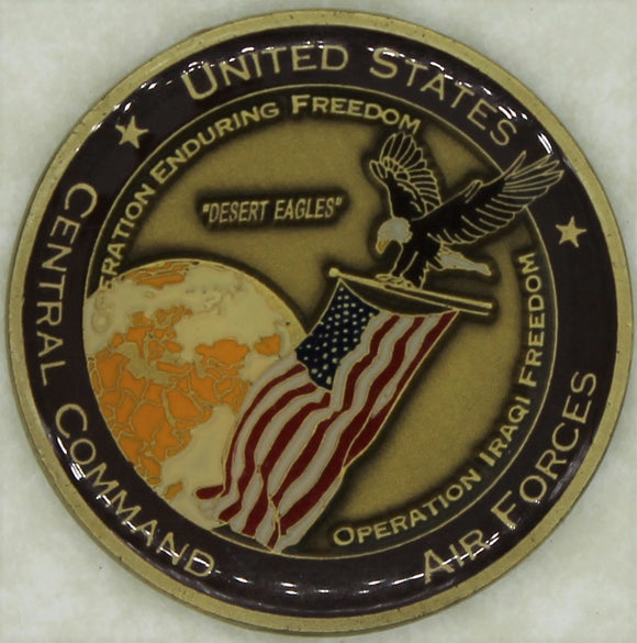 Central Command Air Forces Forward A-2 Intelligence Directorate Air Force Challenge Coin