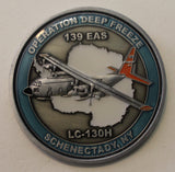 Op DEEP FREEZE 139th Expeditionary Airlift Sq (EAS) NY LC-130H, 104th EAS C-17A McChord Air Force Challenge Coin