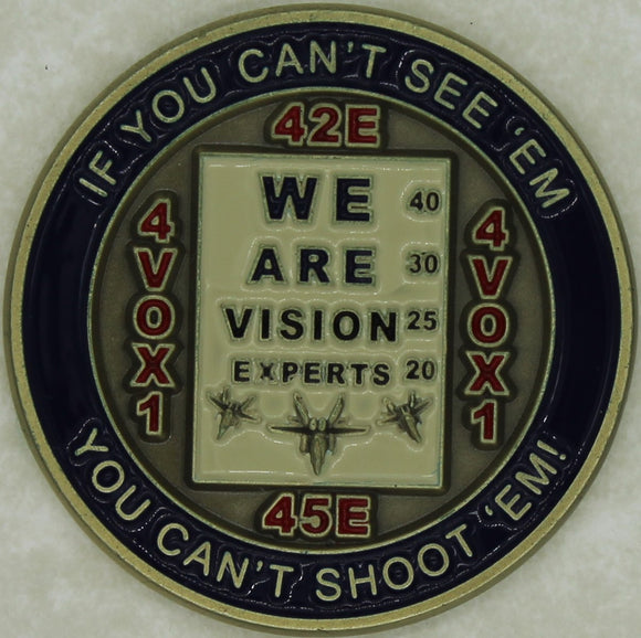 Ophthalmic Services Vision Air Force Challenge Coin
