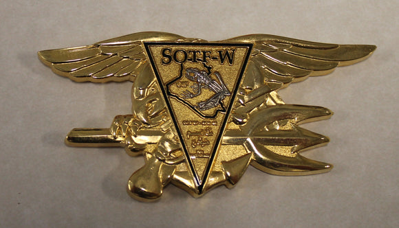 Special Operations Task Force West SOTF-W Oct 2007 - Apr 2008 Navy SEAL Trident Serial Numbered Challenge Coin