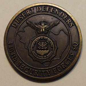 4404th Security Forces Prince Sultan Air Base PSAB Air Force Challenge Coin