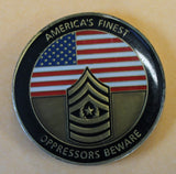 DELTA FORCE Special Forces Combat Applicaiton Group CAG Tier-1 Command Sergeant Major CSM Army Challenge Coin