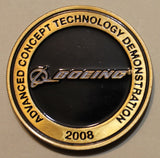 Boeing C-130 Gunship Advances Tactical Laser ACTD 2008  Sensor Systems Air Force Challenge Coin