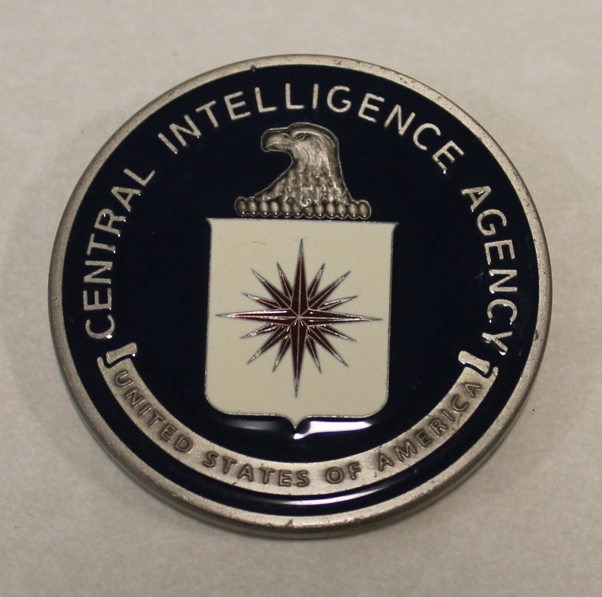 Central Intelligence Agency CIA Eagle Antique Silver Version Challenge ...