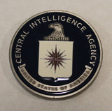 Central Intelligence Agency CIA Eagle Antique Silver Version Challenge Coin