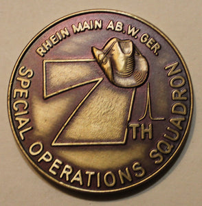 7th Special Operations Squadron Rhein Main Air Base West Germany Air Force Challenge Coin