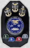 Naval Special Warfare Basic Training Command Chief's Mess Navy SEAL Challenge Coin