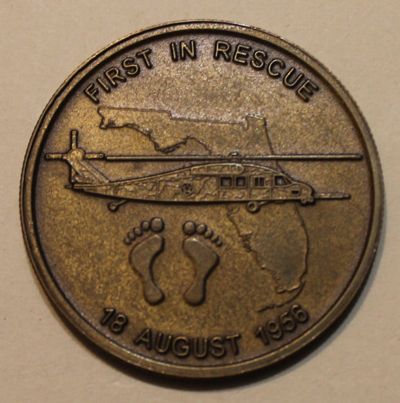 301st Air Rescue Squadron Pararescue PJ Patrick AFB, FL Air Force Challenge Coin