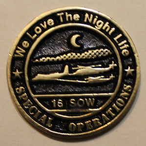 16th Special Operations Wing Operation PROVIDE COMFORT Air Force Challenge Coin