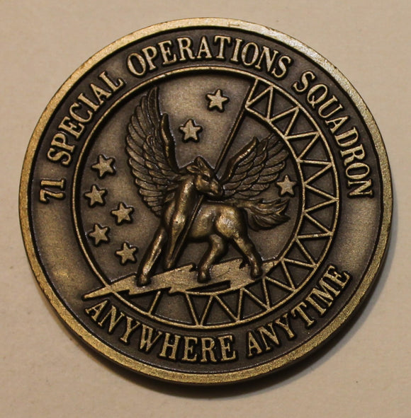 71st Special Operations Squadron Air Force Challenge Coin