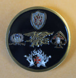 SEAL Team 2 / Two (Four Troop insignias - Small Rare Version) Navy Challenge Coin