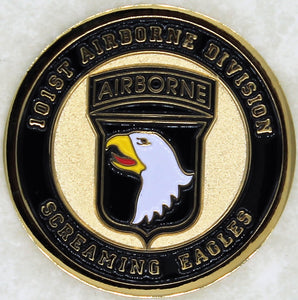 101st Airborne Division Screaming Eagles Army Challenge Coin