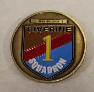 Riverine Squadron One / I Navy Chief's Mess Challenge Coin
