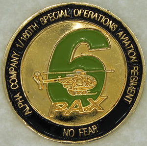 160th SOAR 1st Battalion A Co Little Birds Tier-1 Army Challenge Coin