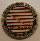 Commander SEAL Team 5 / Five Don't Tread On Me Navy Challenge Coin