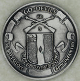 3rd Battalion 60th Infantry Go-Devils serial# 765 Army Challenge Coin