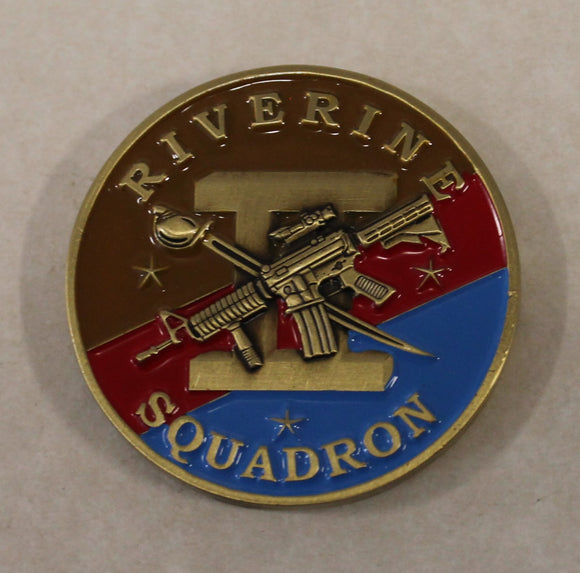 Riverine Squadron Two / II / Two Focused to Fight Navy Challenge Coin