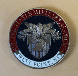 West Point Academy New York Graduation Hard Baked Enamel Challenge Coin