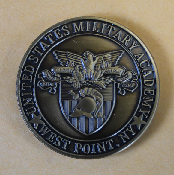 West Point Academy New York Graduation Bronze Challenge Coin