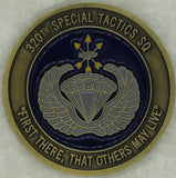 320th Special Tactics Squadron Pararescue/PJ/CCT/TACP Air Force Challenge Coin