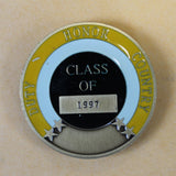 West Point Academy New York 1997 Graduation Hard Baked Enamel Challenge Coin