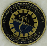 16th Special Operations Aircraft Maintenance Sq Air Force Challenge Coin