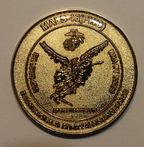 Marine Aviation Logistics Squadron 16 MALS-16 Challenge Coin