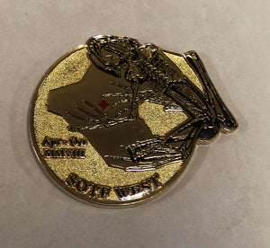 SEAL Team 3 and SEAL Team 8 Special Operations Task Force West SOTF-W 2008 SADR City Serial #'d Navy Challenge Coin