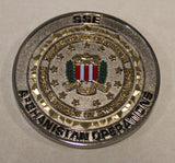Joint 7th Special Forces 3rd Battalion A Company ODB-7310 FBI Sensitive Site Exploitation SSE Forward Operating Base FOB Salerno Afghanistan Challenge Coin