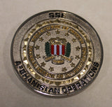 Joint 7th Special Forces 3rd Battalion A Company ODB-7310 FBI Sensitive Site Exploitation SSE Forward Operating Base FOB Salerno Afghanistan Challenge Coin