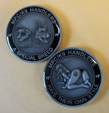 Multipurpose Canine MPC / K9 Handler Working Dog Own Style Challenge Coin