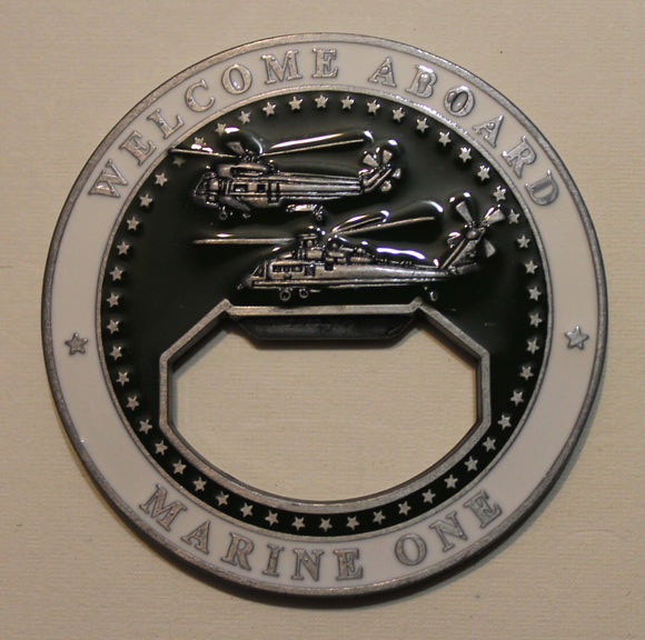 Marine One / 1 HMX-1 Helicopter / Chopper Challenge Coin