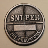 Scout Sniper No Warning No Remorse The Predators Marine Corps Challenge Coin