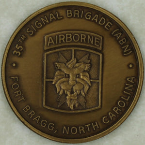 35th Signal Brigade Airborne 327th Signal Battalion Army Challenge Coin