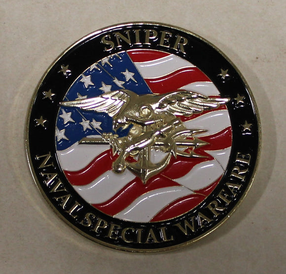 Naval Special Warfare SEAL Sniper Turning Off Birthdays ... Since 1962 Navy Challenge Coin