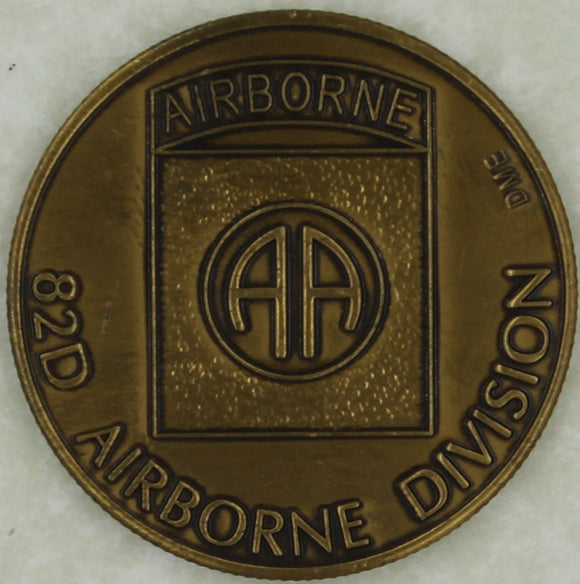 82nd Airborne Division Proud To Serve Army Challenge Coin