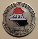 2nd Marine Division 2nd Light Armored Reconnaissance BN D Co OIF 06-08 TF-Destroyer Ser 208 Challenge Coin