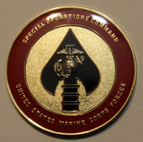 Marine Special Operations Command MARSOC Activated 24Feb06 Silent Warriors Challenge Coin