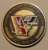 Marine Medium Tiltrotor Squadron 266,  VMM-266 V-22 100th Delivery Bell  Boeing Challenge Coin