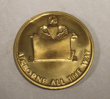 Airborne Paratroopers Jumpmaster Army Challenge Coin Vintage!