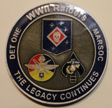 Special Operations Marine Raider MARSOC Detachment 1 Challenge Coin / Navy