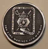 4th Marine Division 23rd Marines 2nd Battalion Marine Challenge Coin