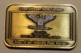 Combat Service Support Schools Commander Marine Challenge Coin
