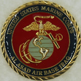 Al Asad Air Base Iraq Marine Corps Challenge Coin