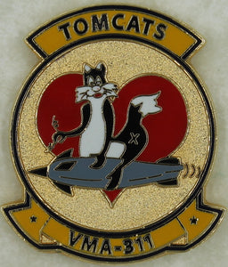 VMA-311 Marine Attack Squadron 311 Tomcats MCAS Yuma, AZ Marine Challenge Coin