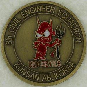 8th Civil Engineer Sq Kunsan AB, Korea Air Force Challenge Coin