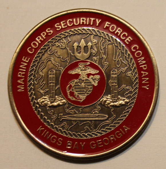 Security Forces King Bay Georgia Marine / Navy Challenge Coin